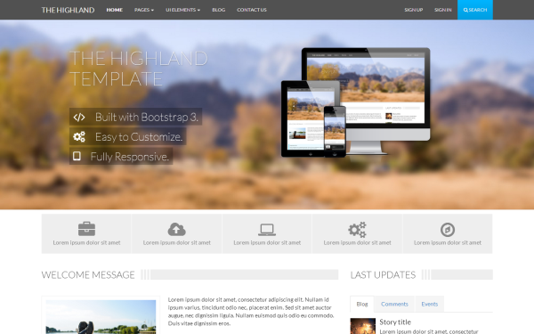 Highland - Multipage Business Theme