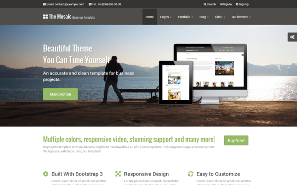 Mosaic - Responsive Professional Theme