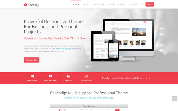 Paperclip - Professional Business Theme